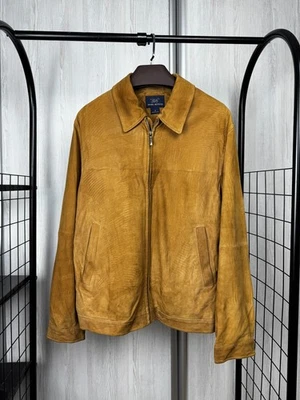 346 Brooks Brothers brown vintage leather suede jacket - Image 1 of 4