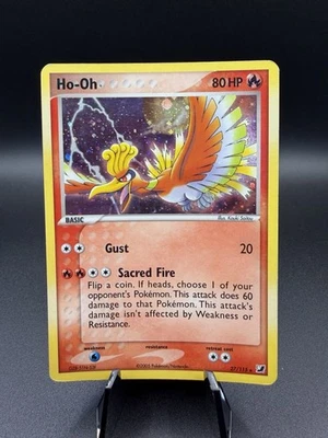 JCC Pokémon Ho-Oh EX Fuerzas Invisibles 27/115 Holograma Inverso Carta Rara Foto 1 de 4