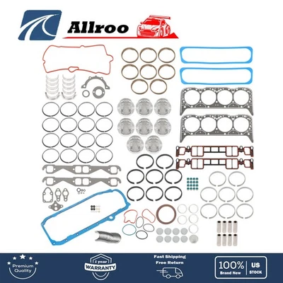 Novo kit de reconstrução de motor com gaxeta para Chevrolet C2500 GMC K2500 5.7L V8 OHV - Imagem 1 de 4