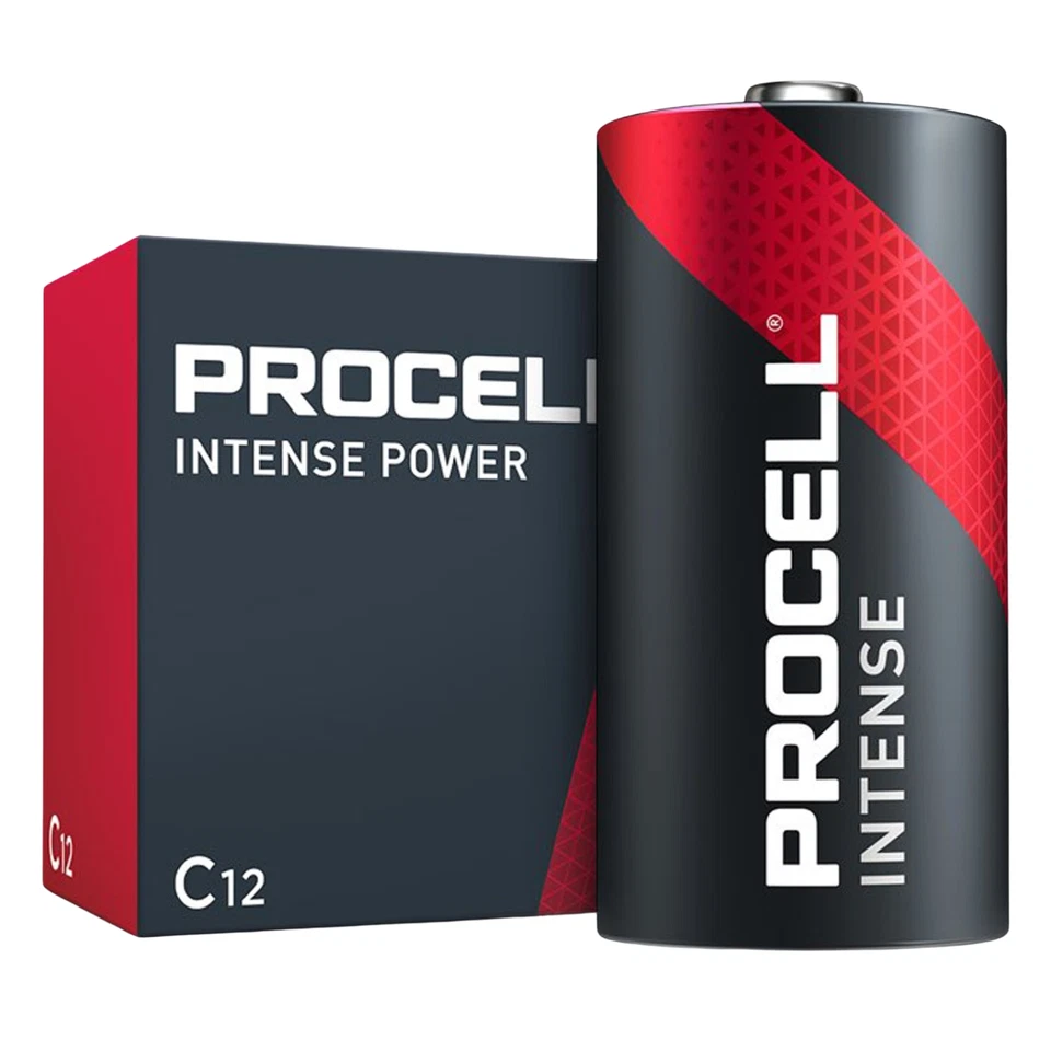 Duracell PX1400 Procell Intense High Drain 1.5V C Alkaline Batteries 12-Pack - Image 1 of 1