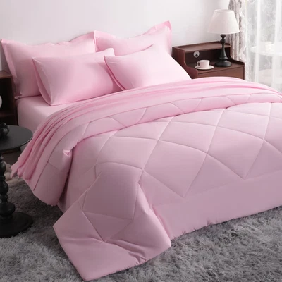 Conjunto de roupa de cama infantil - 4 peças conjunto de cama de berço macio e respirável para meninos e  - Imagem 1 de 4
