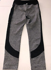 Forever 21 Black And Gray Cropped Leggings 2 Pockets Women's Size Small