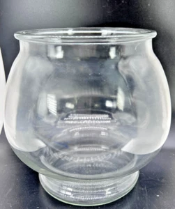 Pecera de vidrio Betta Tank 8,5 X 6 X 26" alrededor sin marca años 50 transparente carnaval - Imagen 1 de 12