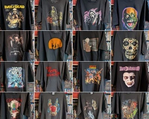 Big & Tall Horror T-Shirt Lot - Fright Rags Cavity Colors etc 2XL 3XL 4XL 5XL - Picture 1 of 32