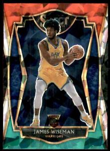 2020-21 Select Prizms Red White Green Ice #184 James Wiseman