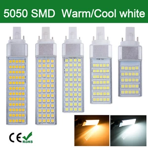 G24 5W 7W 9W 11W 13W 5050 SMD LED Spot Down Corn Light Tube Bulb Lamp Warm White - Picture 1 of 17