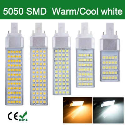 G24 5W 7W 9W 11W 13W 5050 SMD LED Spot Down Corn Light Tube Bulb Lamp Warm White - Image 1 of 4