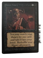 Demonic Tutor Beta Lightly Played MTG