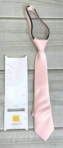 New Spring Notion Boys' Blush Pink Pre-tied Zipper Neck Tie Size Medium NWT H2 - Picture 1 of 6