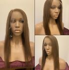 Bespoke Remy human hair RRP 2500 Side Part Wig With Highlights 16? Hand Tied