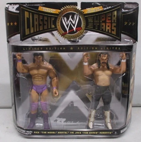 2009 Jakks Pacific WWE Classic Superstars Rick The Model Martel vs. Jake The Sna Cover
