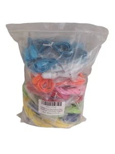 50 PACK BULK Classroom Wholesale Earbuds for Kids Toddler Adult 10 MIXED COLOR - Picture 1 of 24