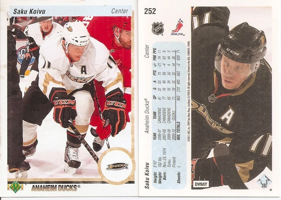 2010-11 UD Upper Deck 20th Anniversary 251-450 CYS Pick Your Player - Image 1 of 1