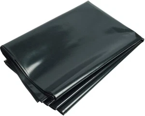 Feuchtigkeitsdichte Folie schwarz Kunststoff Polyethylen Folie Garten Unkrautbekämpfung 2m breit - Bild 1 von 4