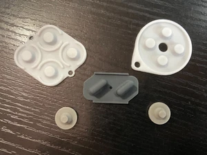 SNES Super Nintendo / Famicom Replacement Buttons Rubber Pads Parts Repair - Picture 1 of 2