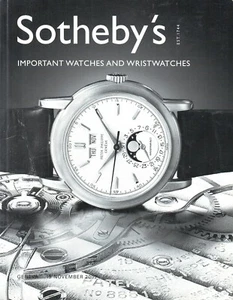 SOTHEBY'S - IMPORTANT WATCHES AND WRISTWATCHES - GENEVA 15 NOVEMBER 2002 - Imagen 1 de 1