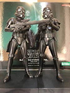 STAR WARS - BLACK - Storm Trooper 2-Pack ArtFX+ 1/10 Pvc Figure Kotobukiya - Foto 1 di 1