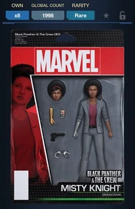 Topps Marvel Collect DIGITAL ACTION! MISTY KNIGHT 1998CC - Picture 1 of 1