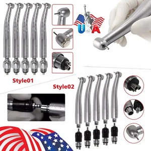 1-5X Dental High Speed Handstück Push +4 Loch Schnellwechsler 360° Schwenk Turbine - Bild 1 von 26