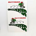 RUTTMAN GRASSHOPPER Mini naklejki rowerowe | Naklejki winylowe, lewa i prawa strona, 4"
