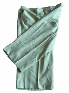 BM Lime Cropped Elastic Waist Pull On Trousers U.K. 18 - Picture 1 of 4
