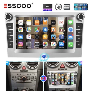 DAB+ Android Autoradio Apple CarPlay GPS Nav Für Opel Corsa C D Astra H Zafira B - Bild 1 von 15