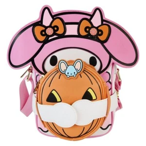 Borsa a tracolla Sanrio My Melody Pumpkin Loungefly Crossbuddies® Cosplay con moneta - Foto 1 di 8