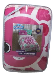 Shopkins Happy Places Microfiber Size Full Comforter Pink White - Picture 1 of 4