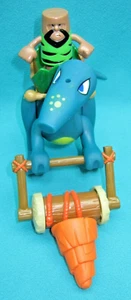 LITTLE TIKES BC BUILDERS ROCK AUCLE VELOCIRAPTOR & CAVE DUDE PLAY SET--G-13 - Foto 1 di 3