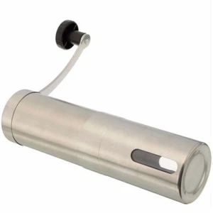 Ceramic Burr Manual Coffee Grinder Portable Hand Crank Stainless Coffee Mill New - Picture 1 of 5