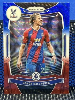 2021-22 Panini Prizm CONOR GALLAGHER Crystal Palace FC Red White Blue Wave Prizm - Image 1 of 2