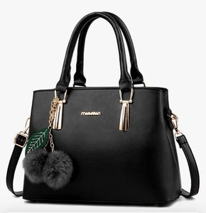 Women's Girls Shoulder Bag Handbags PU Leather Crossbody Purse Tote Satchel Bag - Picture 1 of 1