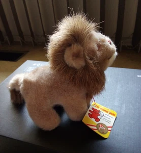 Steiff Löwe, Löwe 7 cm lang Mohair Vintage 80er Jahre Stofftier Vintage selten - Bild 1 von 13