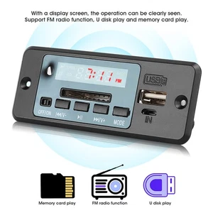 5V MP3 Decoder Modul USB FM Radio MP3 Decodierung Bord Musik-Player Mit - Bild 1 von 21