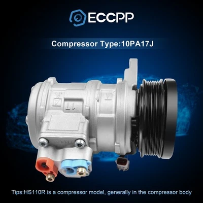 For 1996-1999 2000 Dodge Caravan Chrysler Plymouth Voyager A/C AC Compressor - Image 1 of 4