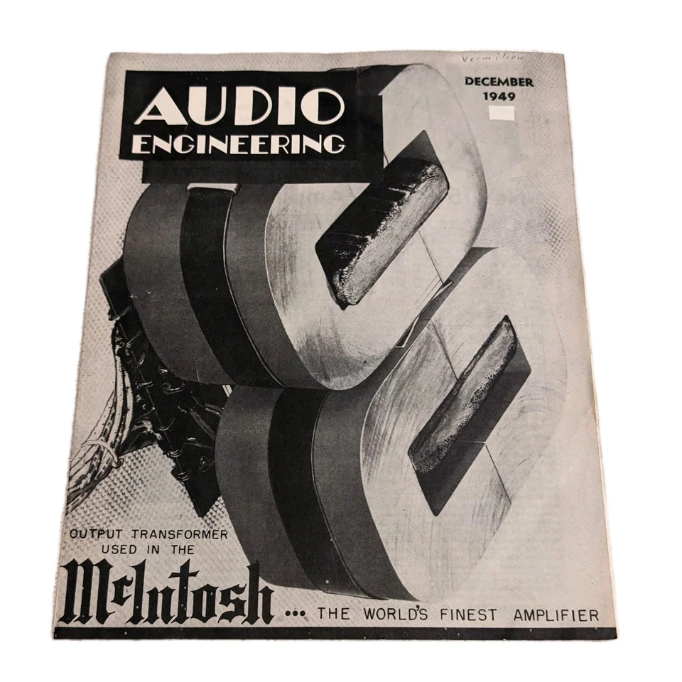 ED1 Audio Engineering DEC 1949 publication MCINTOSH 50-Watt Amp AE-2 EQUALIZER - Image 1 of 4