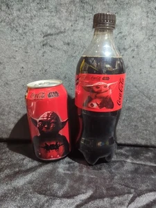2025 Star Wars Coke Zero 20oz 12oz Lot of 2 Grogu Baby Yoda Coca Cola Limited - Bild 1 von 4
