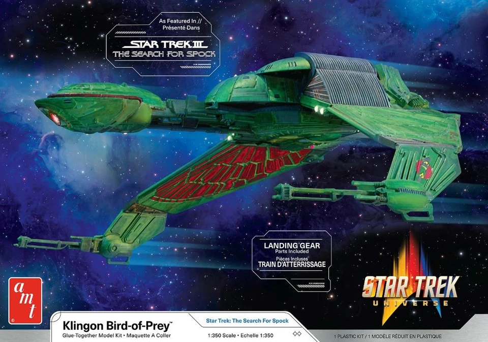 1/350 Star Trek The Search For Spock Klingon Bird of Prey - Image 1 of 1