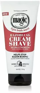 Soft Sheen Razorless Mens Cream Shave Extra Strength Light Fresh 6 oz Pack of 12 - Picture 1 of 6