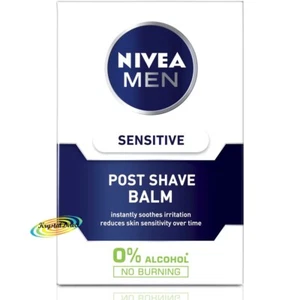 Nivea Post Shave Balm Sensitive Aftershave Men Alcohol Free 100ml - Picture 1 of 1