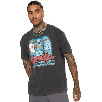 Camiseta de manga corta Cypress Hill Pass It negra para hombre talla mediana Foto 1 de 3