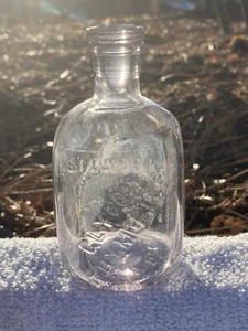 Glyco-Thymoline Small Size Cork Top Dental Bottle Mouthwash 1920s Square Purple - Picture 1 of 7