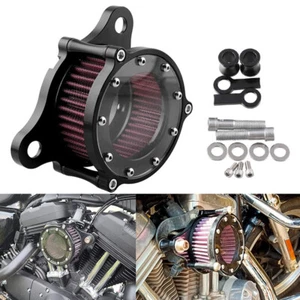 For Harley Sportster XL 883 1200 Custom 1988-2022 Air Cleaner Intake Filter Kit - Picture 1 of 10