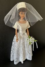 Vintage Barbie Doll Clone Custom Made Wedding Dress Clothing
