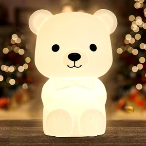 Fun Fuel GlowBear - Night Light Kids Lights for Bedroom Baby Rechargeable lamp - Picture 1 of 8