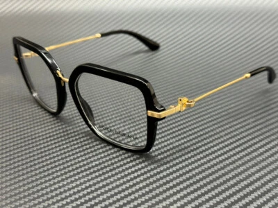 Óculos femininos Dolce & Gabbana DG3396 501 ouro preto 55 mm - Imagem 1 de 4