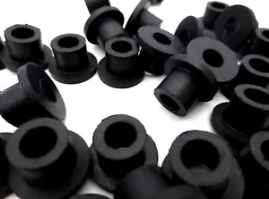 Brida de buje de goma - Se adapta a orificio de 13/32", tiene orificio pasante de 1/4" - ¡Envío gratuito! - Imagen 1 de 12