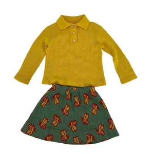 Vintage 70’s/80’s Girl’s Knit Skirt Sweater Set Gabrielle Knecht Bee Size 5 - Picture 1 of 10