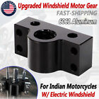 Upgraded Windshield Motor Gear CNC For Indian Motorcycles + Electric Windshield