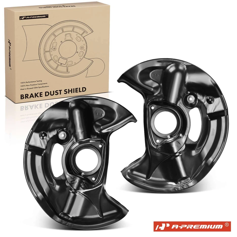 2x Protector antipolvo de freno delantero A-Premium para Mercedes-Benz C220 C36 AMG E300 E430 Foto 1 de 4